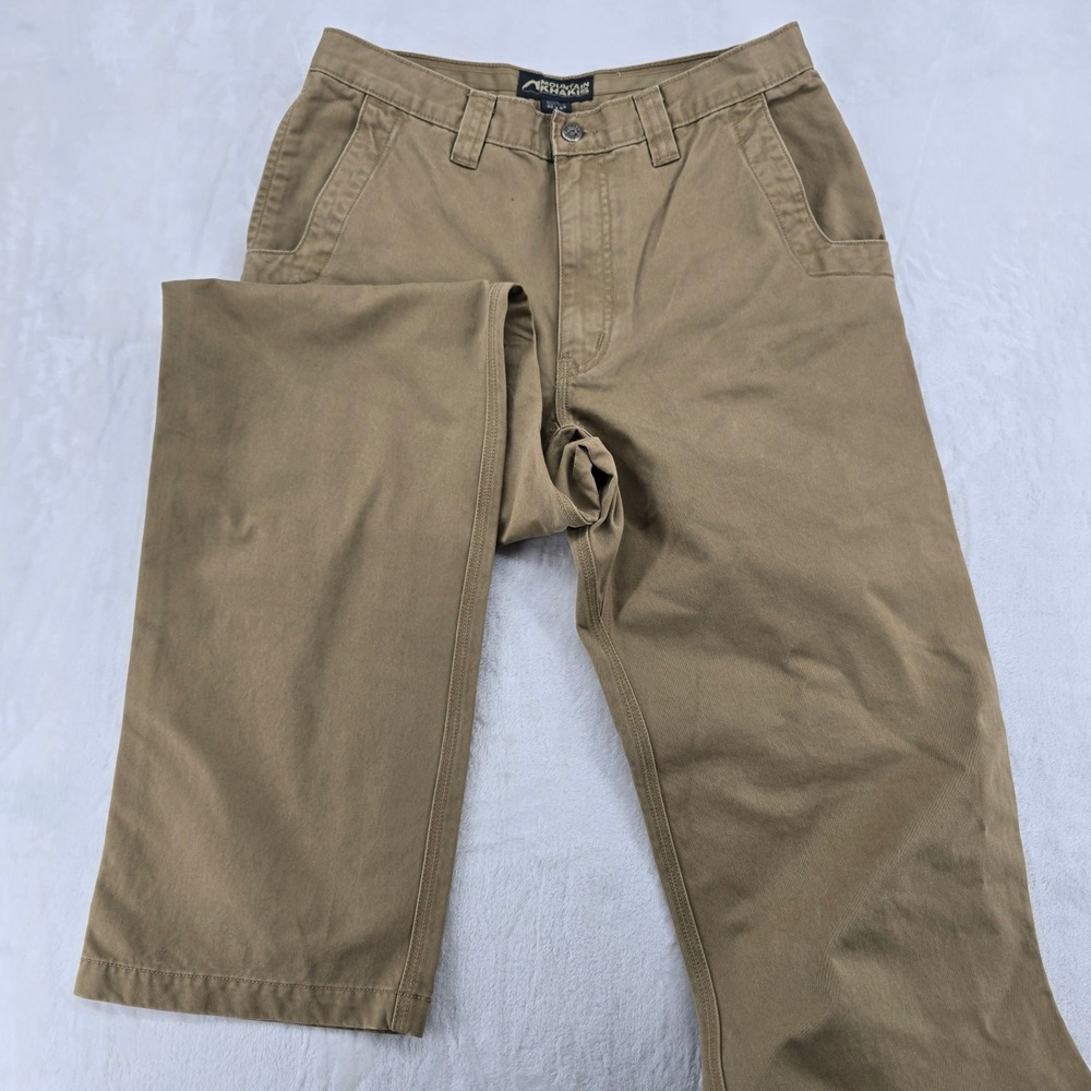 Mountain Khakis Teton Twills Mens 32x34 Pants Retro Khaki Cotton Outdoor Rugged